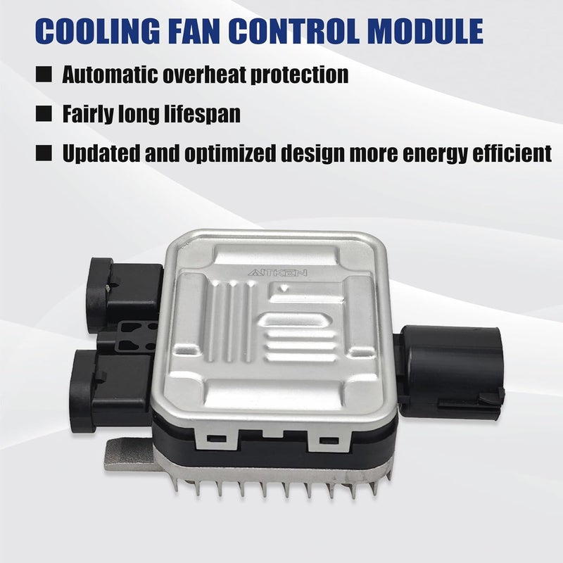 AIKEN Engine Cooling Fan Control Module Compatible with Ford Edge S-MAX Land Rover LR2 Lincoln Volvo XC70 S80 S60 V60 XC60 Replace #7T43-8C609-BA LR011907. - Image 2